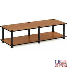 Functional TV Stand Flat Screen Displays Easy Assembly Durable Modern Design New