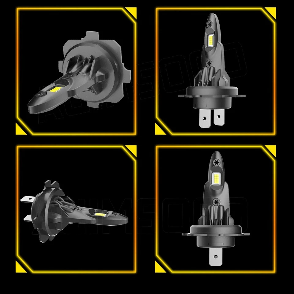 4x LED Headlight Bulbs Kit High Low Beams Bright For Hyundai Veracruz 2007-2012 - Imagem 2 de 4