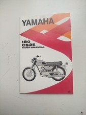 YAMAHA 180 CS2E Owner's Manual Manual del Conductor Service Handbuch Manuale