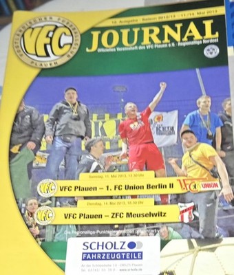 2012/13 Reg Nord Ost VFC Plauen - 1.FC Union Berlin II