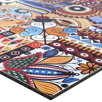 Metall Retro Mosaik Fliesen Bunt Selbstklebend KüChe Flur Badezimmer Aybatur