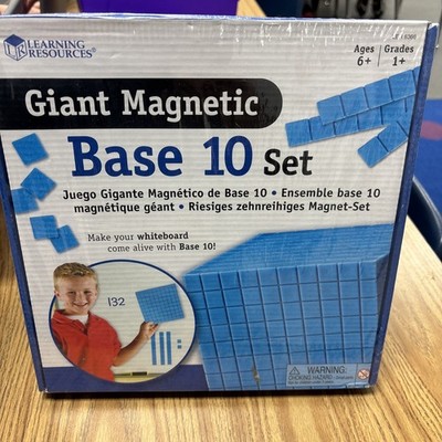 SEALED Learning Resources Giant Magnetic BASE TEN SET Complete 131 pc grades 1+