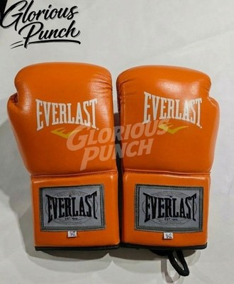 Vintage Everlast 1910 Boxing Gloves - Lace-Up Pro Sparring Training Fight Gloves