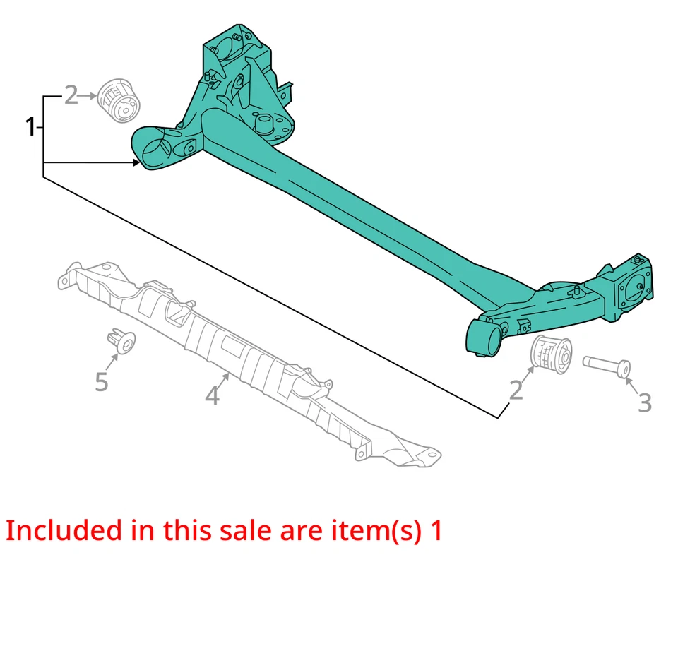 Fits 2017 - 2020 HYUNDAI ELANTRA SDN Loaded Beam Axle Drum Brakes OEM - Image 4 of 4