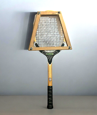 Raquette de tennis vintage TAD Davis en bois impérial fabriquée sur