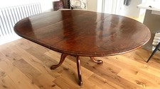 Large Extending Dark Oak Dining Table