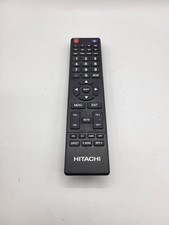 Hitachi Remote Control for TV Black Model C-5010 Backlit Buttons
