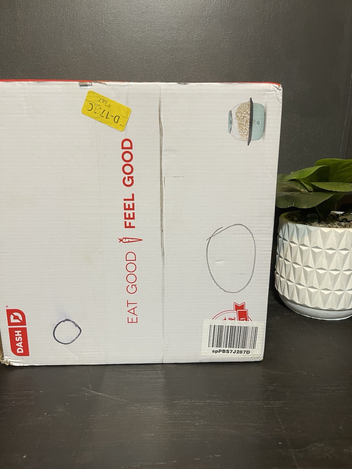 Blue Dash Smartstore Stirring Popcorn Maker Large 24 Cups Flip Bowl And Serve