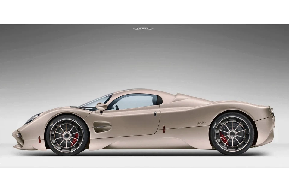 New Pocher Pagani Utopia Coupe Rinascimento Lucido KIT 1:8 Model Car HK120 KidBX - Image 3 of 4