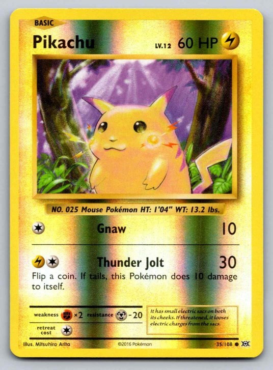 Pikachu Common XY - Evolutions 35/108 NM