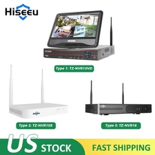 Hiseeu WiFi Network Video Recorder 10CH NVR Wireless Surveillance Network NO HDD