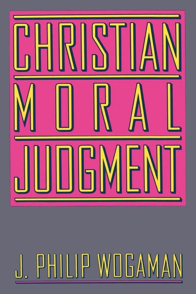 J. Philip Wogaman | Christian Moral Judgement | Taschenbuch | Englisch (1995)-image
