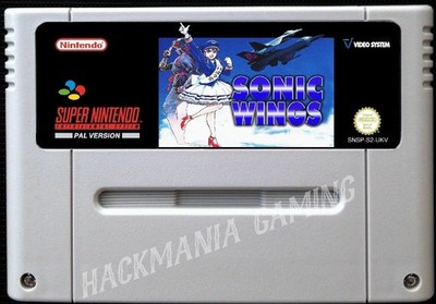 SONIC WINGS (AERO FIGHTER) Pal SNES Super Nintendo Englisch UK Secret Of Mana...