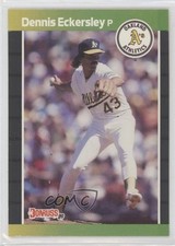 1989 Donruss Dennis Eckersley (*Denotes on Back) #67 HOF 14dq