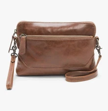 Frye Melissa Crossbody Wristlet One Size Cognac NWT $178