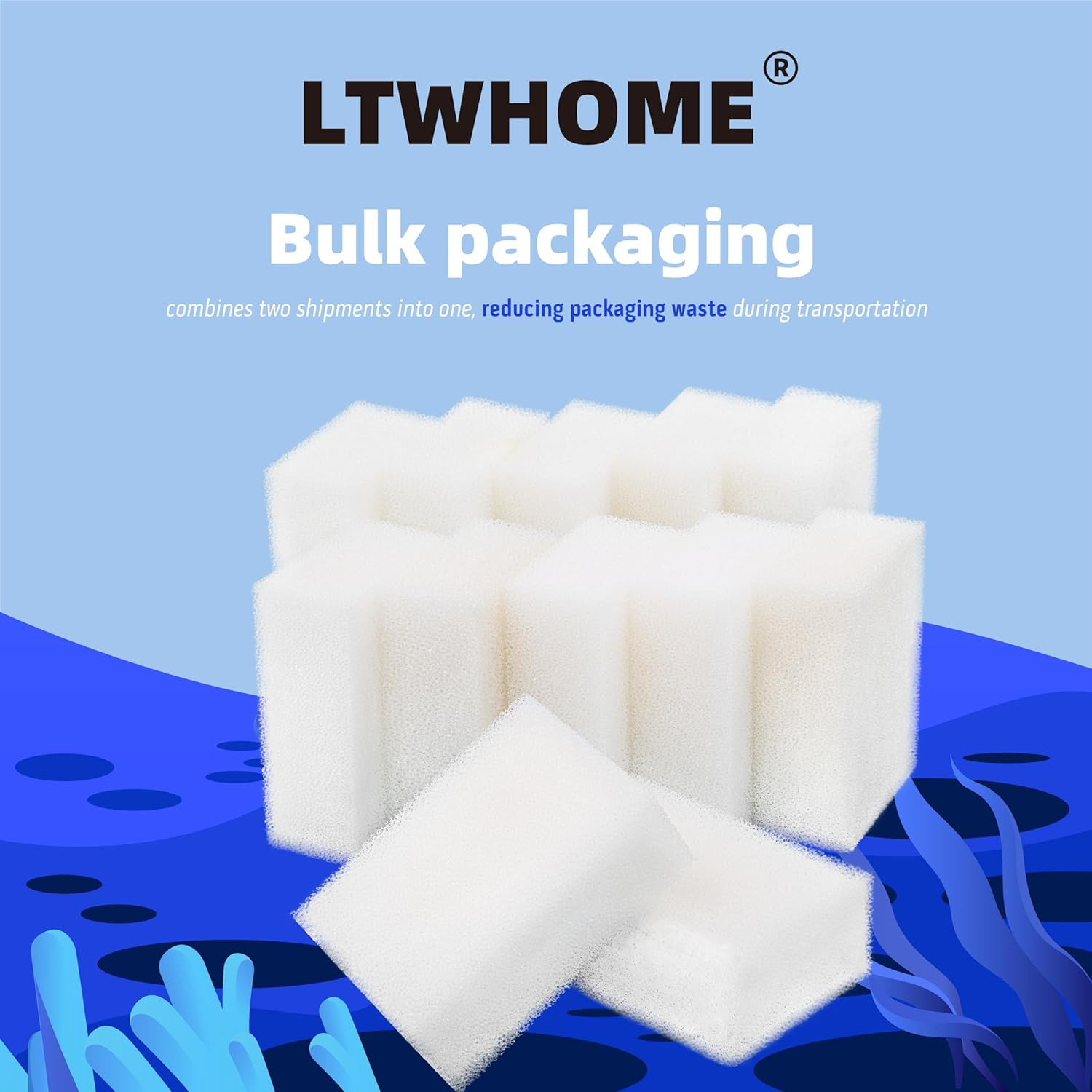 Foam Filter Pads Fit for Aqua Clear 70/300 Aquaclear 70-Gallon (Pack of 12)