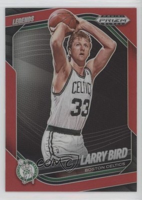 2024-25 Panini Prizm Black Legends Red Prizm 76/299 Larry Bird #257 HOF 0r5k