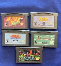 Lot Of 5 GBA games: Catz, Nicktoons, Charlie And The Chocolate Factory + More.