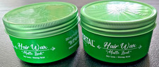 2 Pack Immortal NYC Hair Wax Zero Shine/Strong Hold Pomade 150ml Matte Look