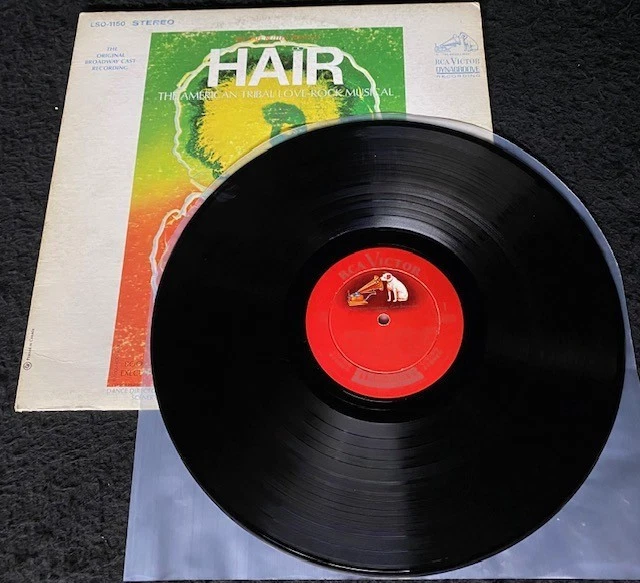 Hair The American Tribal Love Rock Musical Vinyl Record LP - VG LSO-1150 Stereo - Image 2 of 3