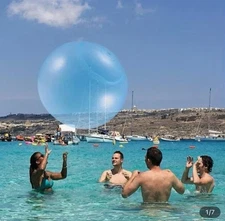 Jelly Balloon Water Bubble Ball Inflatable Beach Soft Green 27”