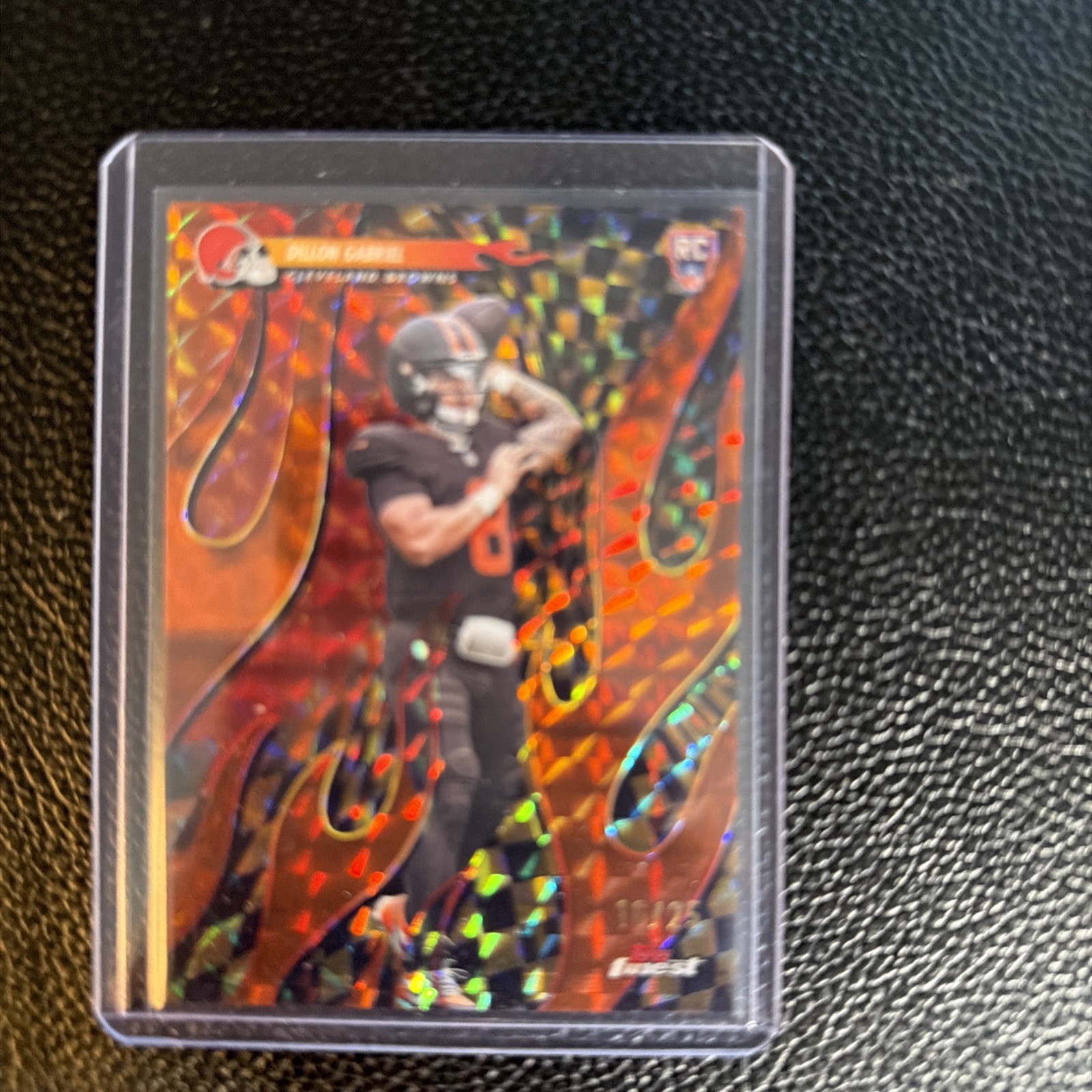 Dillon Gabriel Topps Finest Torchers #T1 Orange Refractor