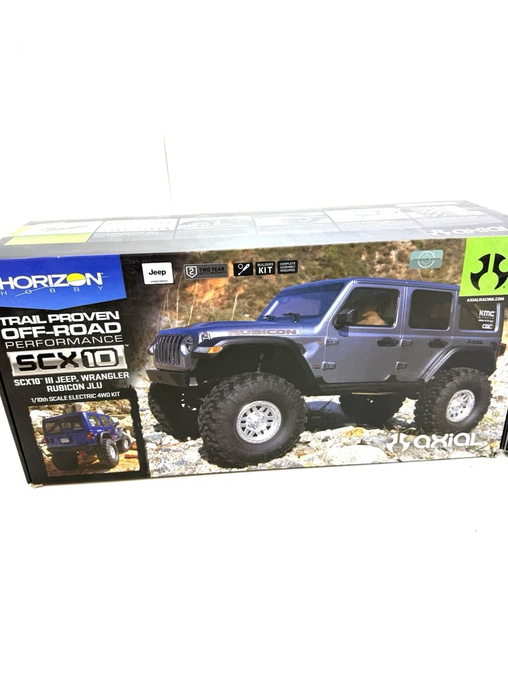 2X New Axial Scx10 Jeep Wrangler Unlimited Rubicon Builders Kit 1/10 4WD - Image 2 of 4