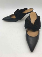 Pre-Owned Tory Burch Black Size 7.5 Mule Heels