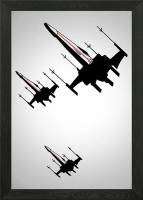 X-Wing Staffel Gerahmtes Wandbild Poster Leinwanddruck Bild