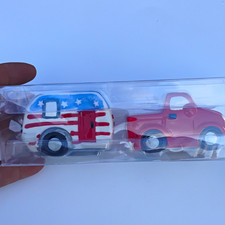 Hobby Lobby Truck Camper Salt Pepper Shakers Ceramic Food Safe Hl9171890