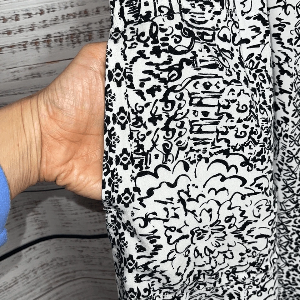 Camisa para dormir Stan Herman para mujer cuello pequeño manga gorra rayón ropa para dormir Foto 2 de 4