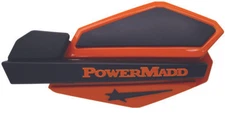 Powermadd Star Series Universal Handguard Kit For Polaris ATV (Orange/Black)