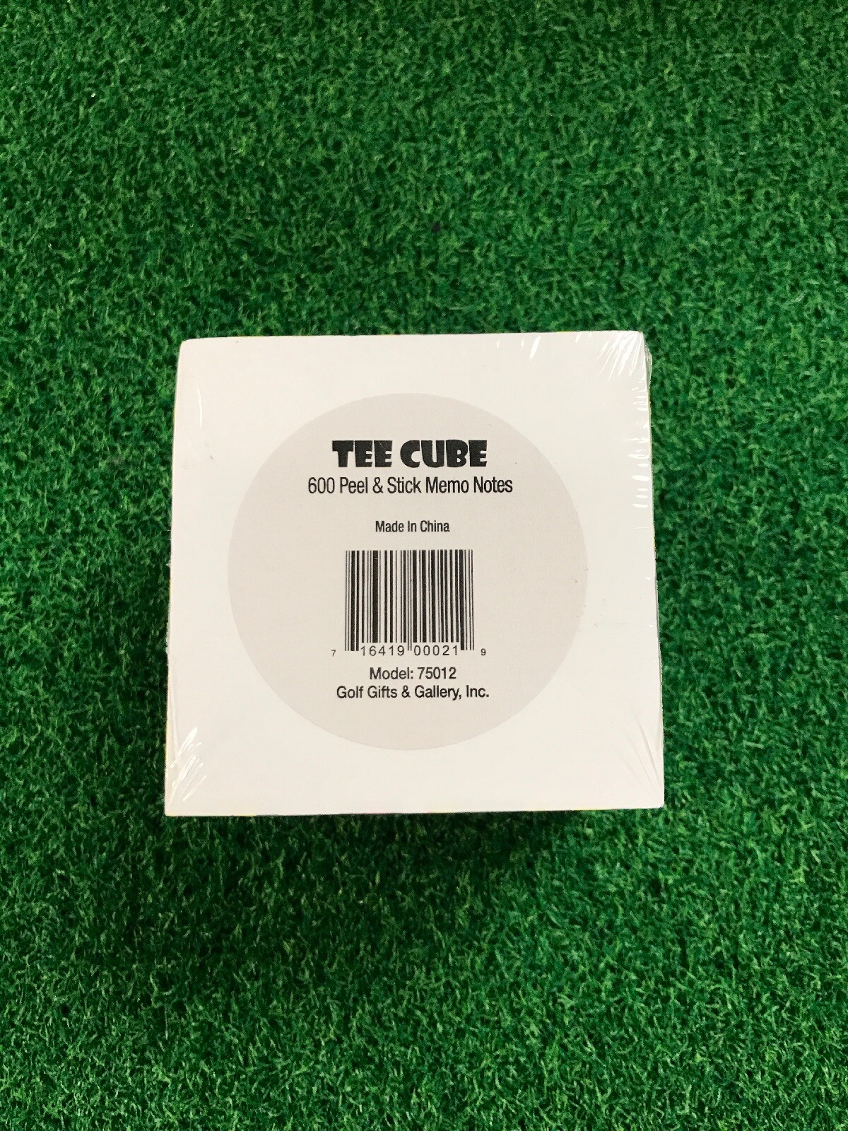 Golf Theme Tee Sticky Notes Cube 600 Peel and Stick Memo Notes Golf Accessories-image