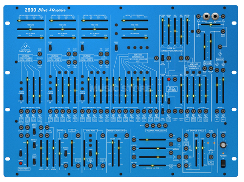 Behringer ARP 2600 Blue Marvin NEU & OVP Synthesizer Eurorack gray modular rack - 第 1/5 張圖片