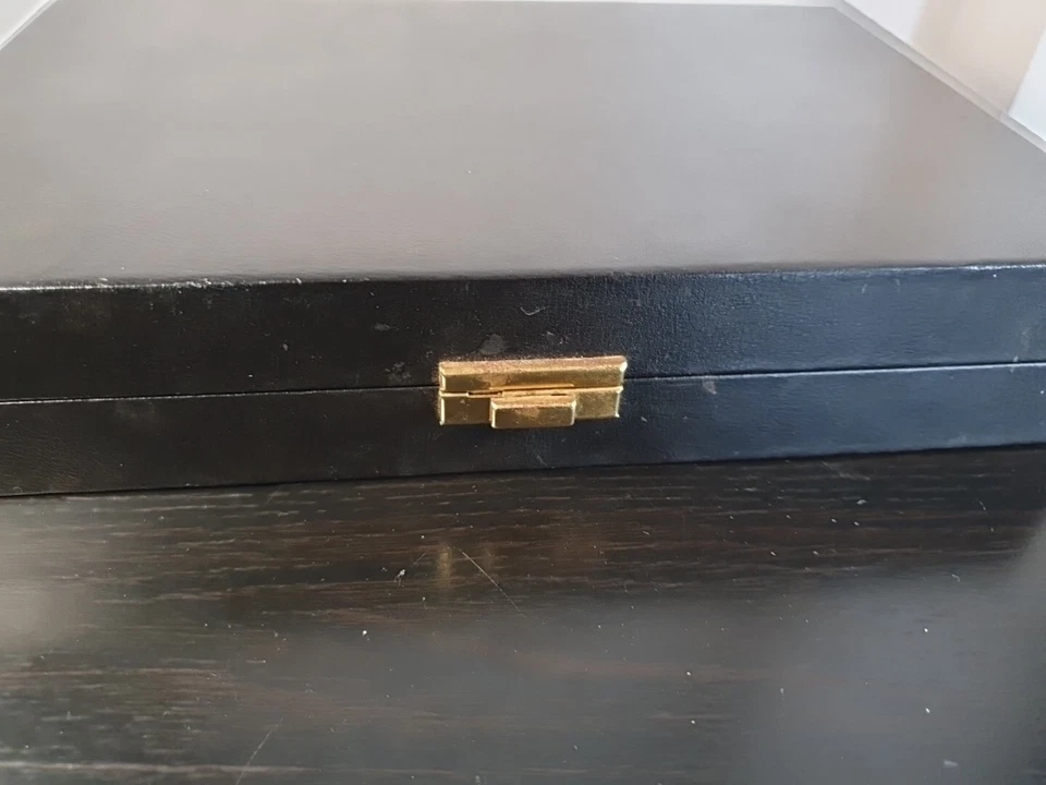 Vintage Magnetic Backgammon Game In Travel Case Phillip Martyn 70s Whittlecraft - Image 4 of 4