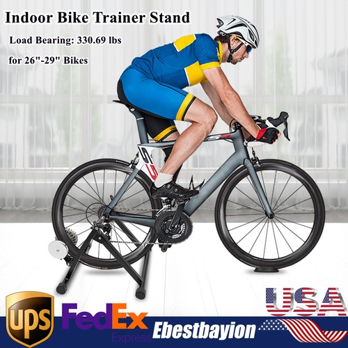 Indoor Bike Trainer Stand Cycling Exercise Stationary Bicycle Holder For 26-29"