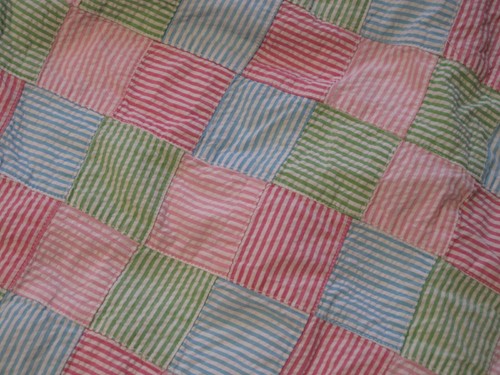 Gymboree Girl Patchwork Seersucker Lined Cotton Halter Sundress Dress Size 5 EUC - Picture 4 of 5