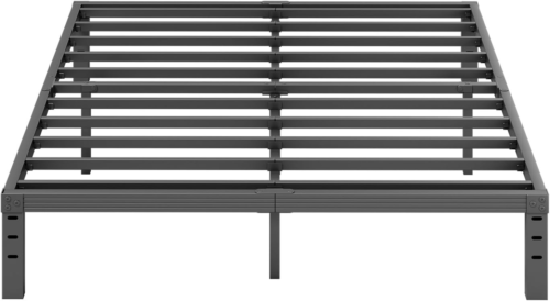 12 Inch High Metal Queen Bed Frame, Platform Bed Frame Queen Size No Box Spring