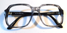 Vintage ELITE OPTICAL Bedford 70 Grey D 50/20 Eyeglass Frame NOS K8