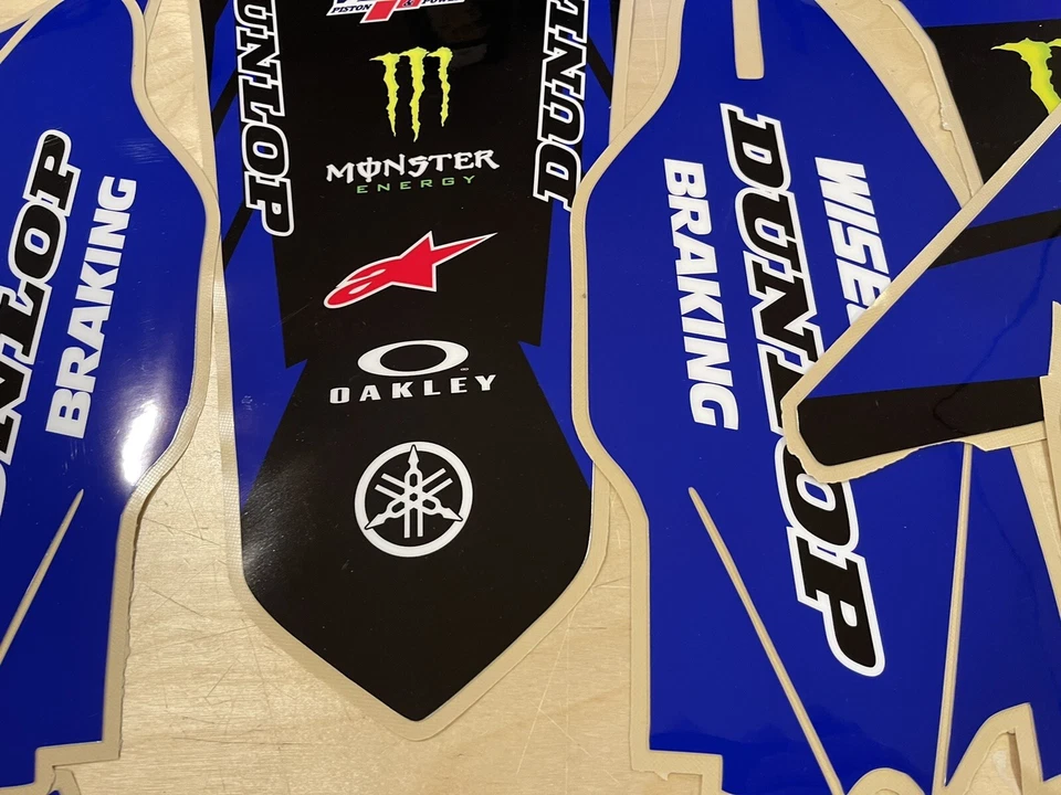 YAMAHA MOTOCROSS GRAPHICS YZ250F 2010 - 2013 21 mil grueso MX laminado Foto 2 de 4
