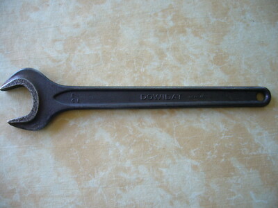 Alter Dowidat DIN 894 Standard - Material Einmaulschlüssel 27mm, Vintage 