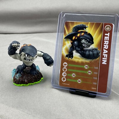 SKYLANDERS SPYRO'S ADVENTURE - TERRAFIN Earth Element Loose Figure with Card