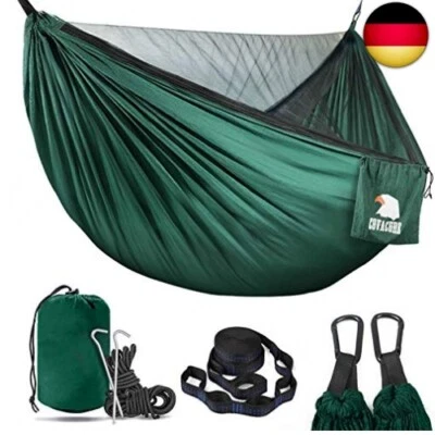 COVACURE Hängematte, Hängematte Outdoor mit Moskitonetz Ultra - Licht A