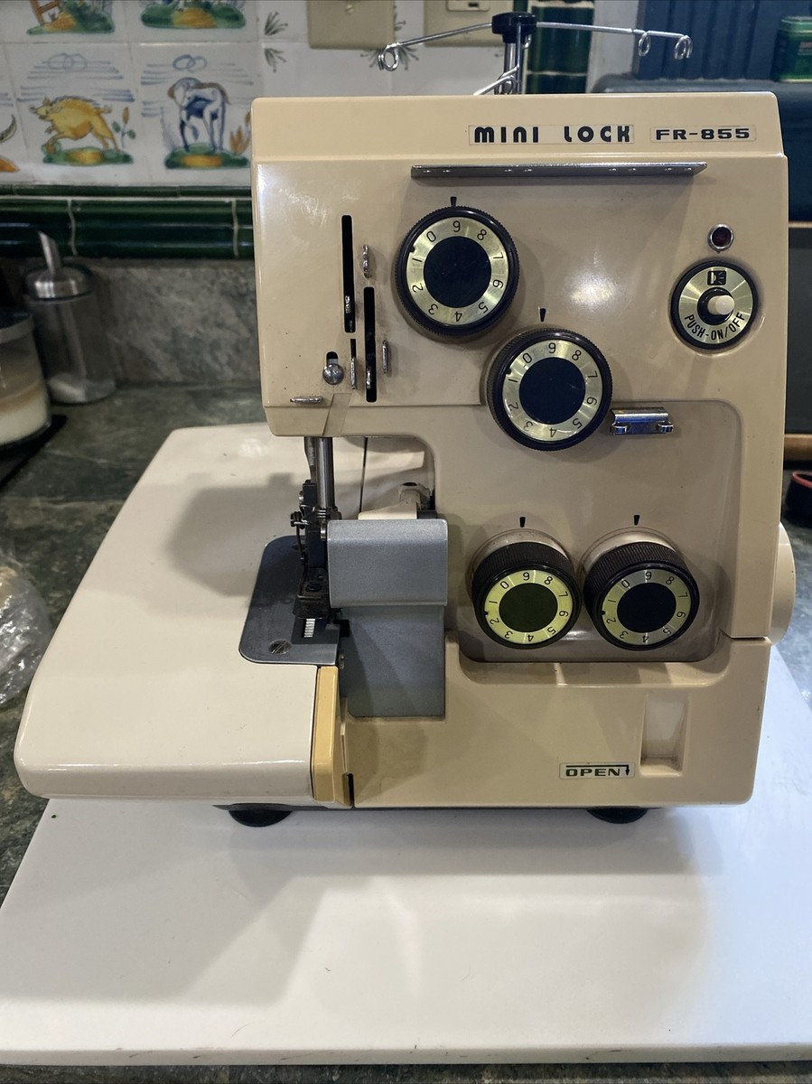 レオミル Heavy Duty Mini Lock FR-855 Model 855 Japan Sewing Machine | eBay