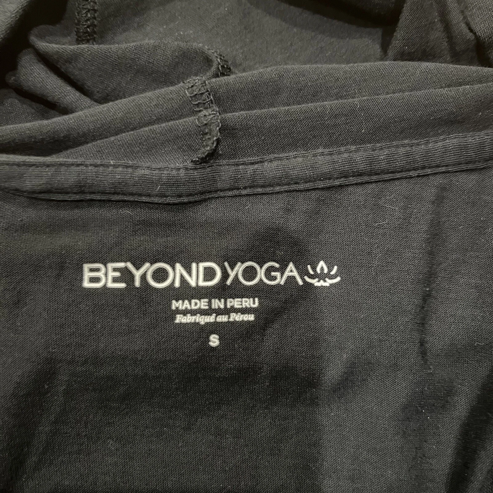 beyond-yoga hooded knot tie front pima cotton lightweight shirt