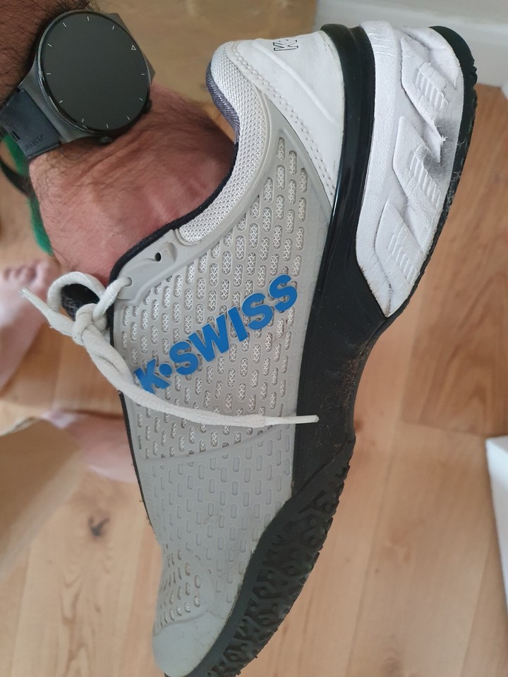 K Swiss Tennis Shoes blue and white men eBay