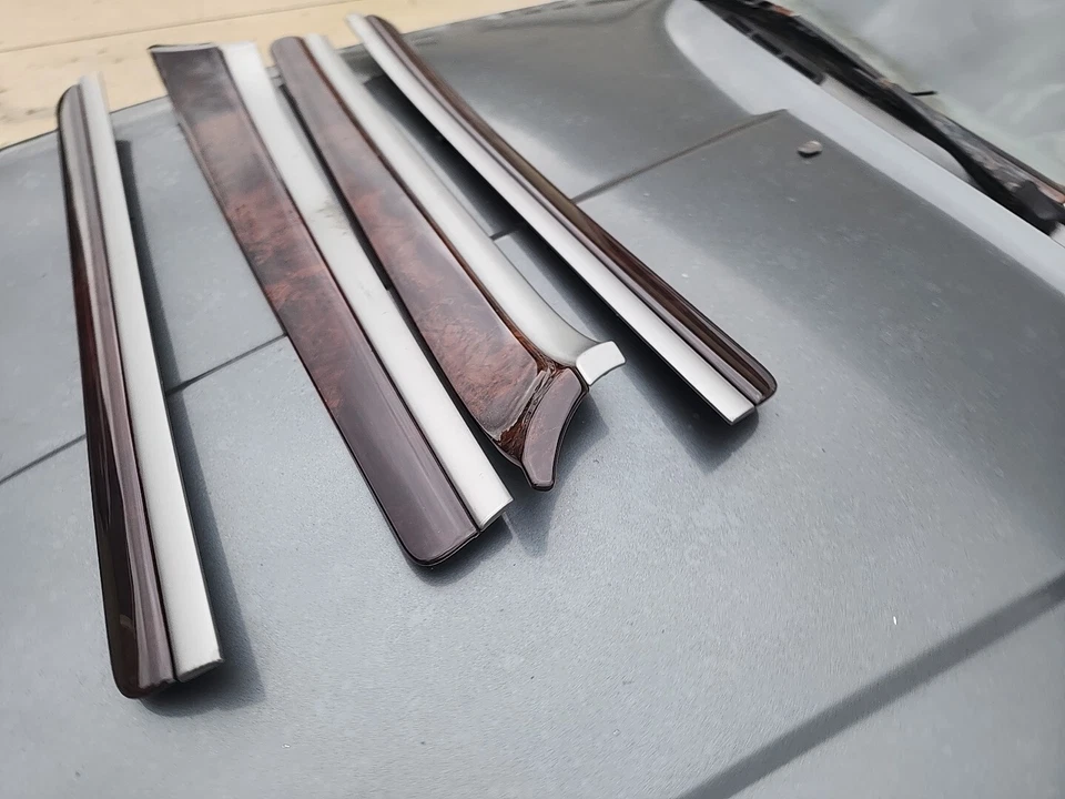 2004-2008 AUDI A8 QUATTRO Interior Door Insert Panel Front & Right Set of 4 AXLE Foto 3 de 4