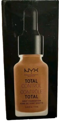 NYX Professional Total Control Drop Foundation TCDF19 Mocha .43 Oz.....(E)