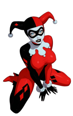 Harley Quinn Waifu Weatherproof Anime Sticker 6'' Car Decal