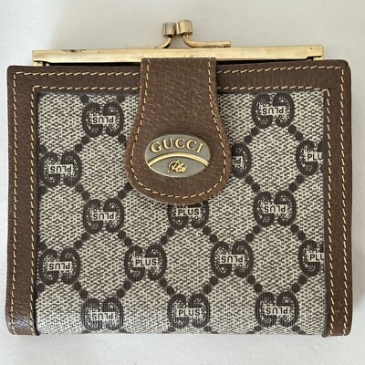 GUCCI plus グッチ 財布　ヴィンテージ GUCCI（グッチ） 極 美品 オールドグッチ ヴィンテージ GG ロゴ 金具